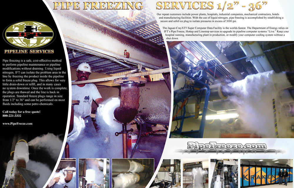 IFT Pipe Freeze Plug Services